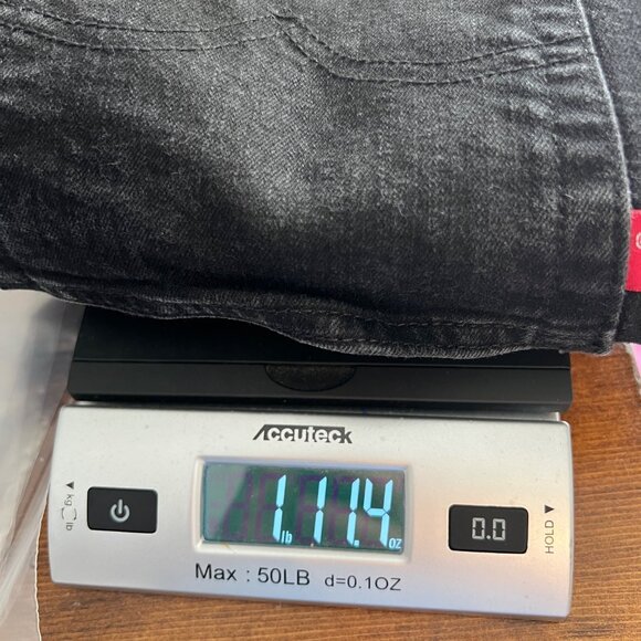 Levis Mens Black 541 Athletic Fit Tapered Jeans 42x30 Inseam 28.5” - Picture 11 of 11